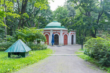 Wall Mural - The building of the hunting house in the Neskuchny Garden in Moscow