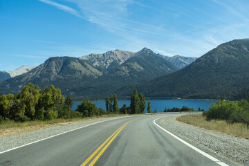 Landscapes of the Patagonia province of Río Negro in Argentina.