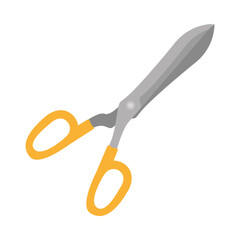 Wall Mural - sewing scissors icon