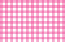 Pink Gingham Fabric Square Checkered Cute Kitchen Seamless Pattern Vintage Background Vector