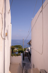 Wall Mural - Beautiful street in Ponza island