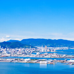 Wall Mural - Takamatsu city in Kagawa prefecture Japan