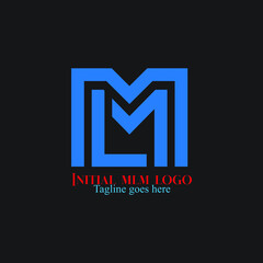Sticker - Initial MLM logo exclusive design inspiration