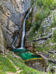 Wall Mural - Savica Waterfall