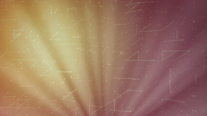 Poster - Abstract 3D illustration - pretty vivid hi-tech abstract background, fashion concept