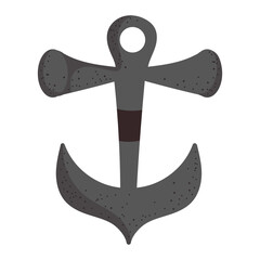 Sticker - anchor nautical sign