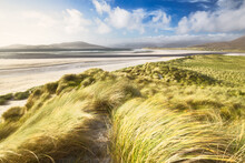 Luskentyre Beach On The Isle Of Harris In The Outer Hebrdes.