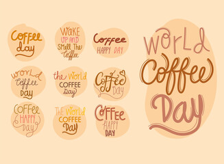 Canvas Print - world coffee day