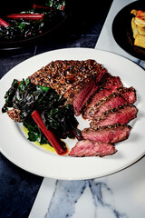 Wall Mural - Everything Bagel Steak Swiss Chard