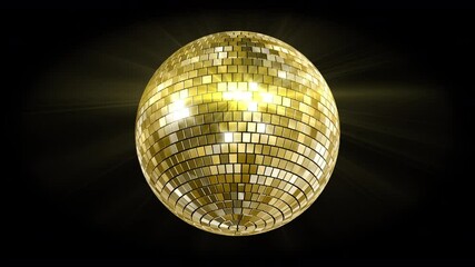 Wall Mural - Mirror Ball Disco Lights Club Dance Party Glitter Background