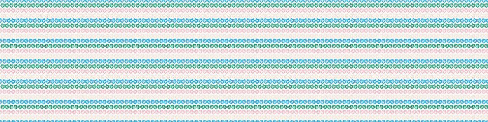 Sticker - Playful fresh doodle stripe shape seamless border. Modern trendy minimal retro style motif edging trim. Hand drawn simple colorful banner tape isolated on white. Cute childish design.