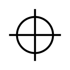 Poster - Target icon, Vector