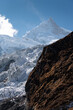 © skazzjy - Manaslu mountain peak, eighth highest peak in the world, Himalaya mountains range in Nepal