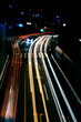 © Dinusha - light trails on the street at dusk in Japan Tokyo