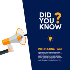 Aufkleber - Did you know question mark icon vector