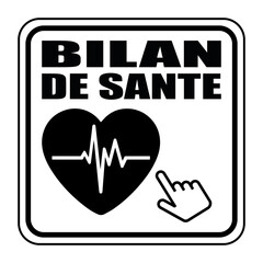 Sticker - Logo bilan de santé.