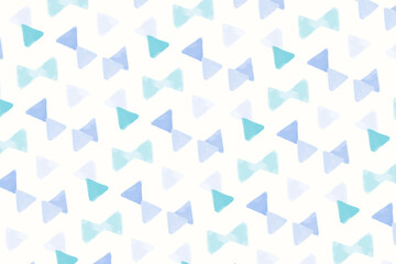 Wall Mural - Blue triangle-shaped seamless pattern wallpaper
