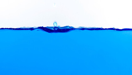 surface of water, blue wave background
