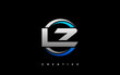 LZ Letter Initial Logo Design Template Vector Illustration