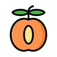 Sticker - apricot