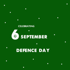 Wall Mural - Happy  Defence Day of Pakistan