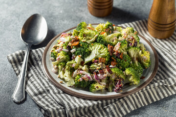 Wall Mural - Healthy Homemade Broccoli Salad with Bacon