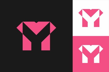 My logo,initial My.Clothing design concept,modern,simple,creative.