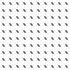 Poster - Square seamless background pattern from geometric shapes are different sizes and opacity. The pattern is evenly filled with big black videoconference symbols. Vector illustration on white background