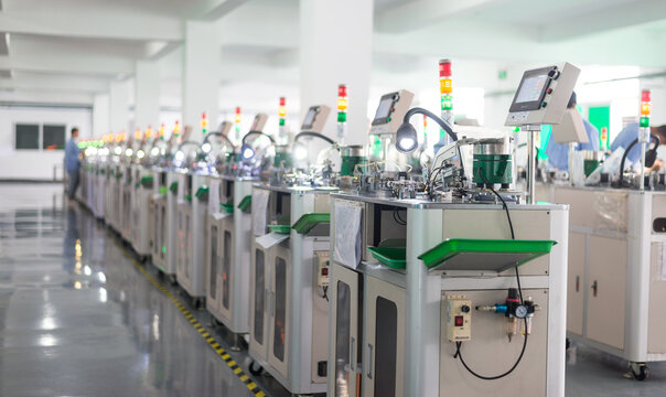An automated production facility for a technology-based manufacturing company is operating automatically1