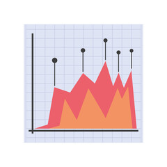 Canvas Print - infographic report diagram