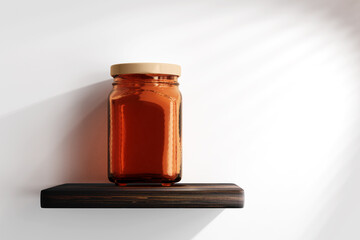 Wall Mural - Amber Glass Jar