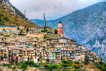 Wall Mural - From the City of Tende, Alpes-Maritimes, Provence, France