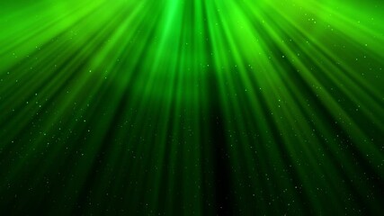 Wall Mural - Abstract Motion Green Shining Top Magic Light Burst With Shiny Sparkling Glitter Particles Seamless Loop Background Animation