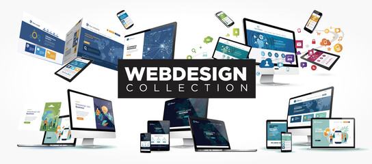 Wall Mural - webdesign collection