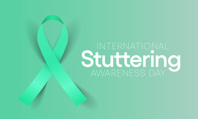 International Stuttering awareness day is observed every year on October 22, it is a speech disorder that involves frequent and significant problems with normal fluency and flow of speech. Vector art