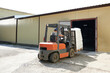 © PixieMe - Forklift move cargo from warehouse