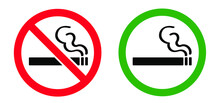 Stop Do Not Smoke Sign Smoke Free Zone Including Electronic Cigarettes Forbidden No Smoking Forbid Cigarette Tobacco Area. Stop Halt Allowed, No Ban. Flat Vector Signboard Stoptober No Smoking Day