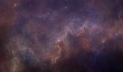 Wall Mural - fictional nebula #30 - high resolution (12k) - great as background for sci-fi and space-related cont