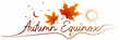 Autumn equinox vector illustration. September 22. Concept design with maple leaves in darker and lighter color. Crescent with stars and sun.