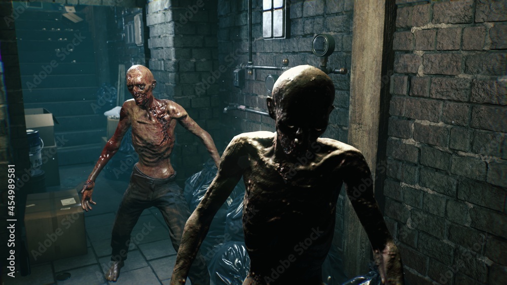 Zombie Inside A crowd of zombies made their way into a bunker built to defend against ...