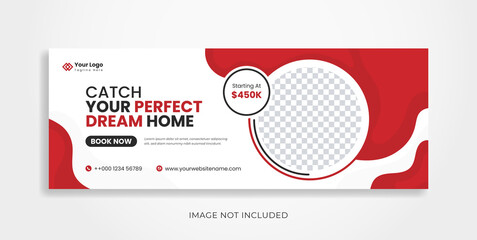 Wall Mural - real estate social facebook cover, estate facebook home sale, real estate home sale, facebook, insta