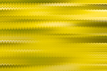 Abstract Smooth Yellow Waves With Shadows. Digital Theme