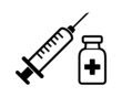 ikona insuliny i strzykawki