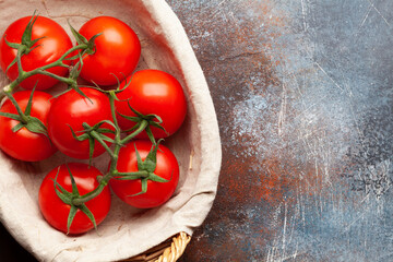 Wall Mural - Fresh garden tomatoes