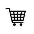 © hefni - Shopping cart icon, trolley icon,  Shopping cart icon vector design illustration, Shopping cart simple sign