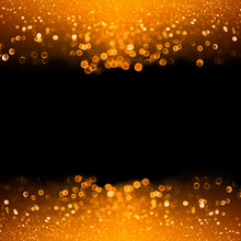 Orange Glitter Thanksgiving Fall Gala Or Halloween Sparkle Party Background