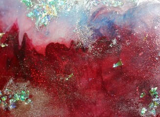 epoxy resin water, ocean, river, space
