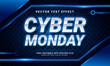 © Niestart Creation - Cyber monday editable text effect suitable for cyber monday themed events.
