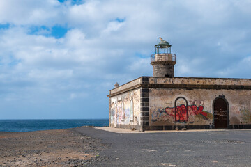 Poster - Faro de Punta Pechiguera - Der alte Leuchtturm