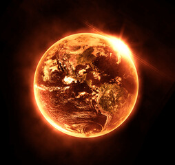 Wall Mural - earth - elements of this image furnished by nasa